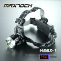 Maxtoch HE6X-1 High-Power Head Taschenlampe LED-Taschenlampe Aluminium